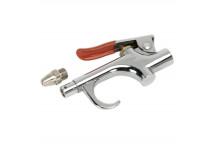 Air Blow Gun Palm Type with 1/4"BSP Air Inlet and Safety Noz