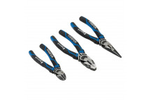 Draper Expert High Leverage Plier Set- Blue (3pc)