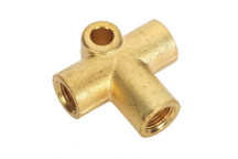 Brake Tube Connector M10 x 1mm 3-Way