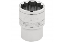 Draper HI-TORQ 12 Point Socket 1/2" Sq. Dr. 21mm