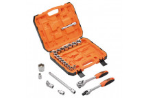 Draper HI-TORQ 6 Point Socket Set 1/2" (24pc)