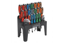Siegen Hammer-Thru Screwdriver Hex Key & Bit Set (44pc)