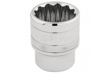 Draper HI-TORQ 12 Point Socket 1/2" Sq. Dr. 26mm