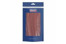 Sealey Heat Shrink Tubing 200mm 100pc - Red
