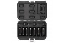Draper 1/2" Sq.Dr Impact Socket Set (10pc)