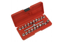 Sealey Oil Drain Plug Key Set 21pc 3/8"Sq Dr.