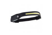 COB LED Rechargable 2-in-1 Head Torch with Wave Sensor 3W