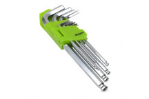 Sealey Long Hex Key Set Ball End Metric (9pc)