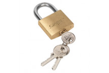 Brass Body Padlock with Brass Cylinder 40mm