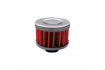 Vent Filter Red With Chrome Finish & Recess