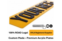 4D Plate Yellow Std.520 X 111- Click here for Info Required