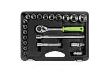 Sealey Socket Set 21pc 1/2"Sq Drive Metric