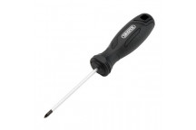 Draper Pozi Hard Grip Screwdriver PZO x 75mm