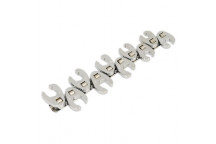 Crow's Foot Wrench Set 10pc Flare Nut 3/8"Sq Drive Metric