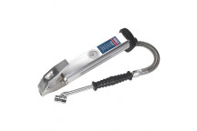 Sealey Tyre Inflator Long Type with Twin Push-On Connector