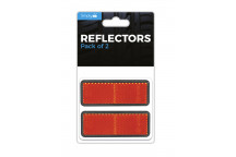 Simply Auto 2PK Red Reflector 85*30mm