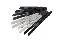Draper Assorted HSS & HCS Jig Saw Blade Set (10pc)