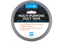 Simply Auto 50mm*50M Silver Duct Tape