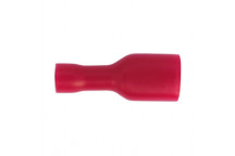 Fully Insulated Terminal 6.3mm Female Red Pack of 100