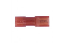 Fully Insulated Terminal 2.8mm Female Red Pack of 100