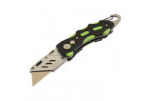 Draper Folding Trimming Knife with Belt Clip- Green