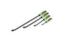Sealey Angled Pry Bar Set with Hammer Cap Heavy-Duty (4pc)