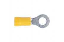 Easy-Entry Ring Terminal Ø6.4mm (1/4") Yellow Pack of 100