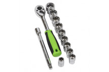 Sealey Socket Set 12pc 1/2"Sq Drive WallDrive® Metric