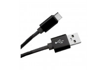 Simply Power Type C Braided Black Cable 1.5M