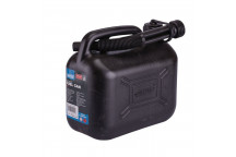 Draper Plastic Fuel Can - 5L - Black