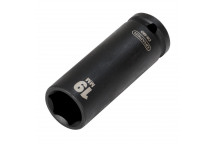 Draper HI-TORQ Deep Impact Socket 1/2" Sq. Dr. 19mm