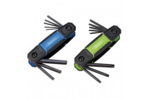 Draper TX-STAR & Metric Folding Hex Key Set (16pc)