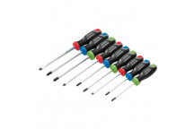 Draper Pound Thu Soft Grip Screwdriver Set (9pc)