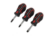 Premier GripMAX® Screwdriver Stubby Set (3pc)