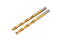 HSS Titanium Nitride Coated Drill Bit 5.5 x 93mm Pack of 2