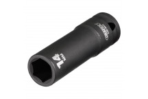 Draper HI-TORQ Deep Impact Socket 1/2" Sq. Dr. 14mm