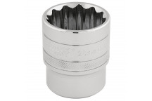 Draper HI-TORQ 12 Point Socket 1/2" Sq. Dr. 28mm