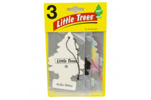 Little Trees Fresh 3PK Artic White Black Ice Cotton Candy