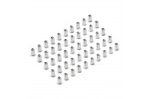 Zinc Plates Threaded Insert Rivet Nuts M6 X 1.0mm (50pc)