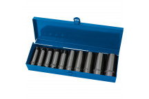 HI-TORQ Metric Deep Impact Socket Set 1/2" Sq. Dr. (10pc)