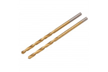 HSS Titanium Nitride Coated Drill Bit 1.0mm x 34mm (2pc)