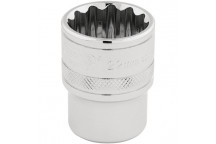 Draper HI-TORQ 12 Point Socket 1/2" Sq. Dr. 22mm