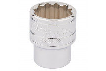 Draper HI-TORQ 12 Point Socket 1/2" Sq. Dr. 23mm