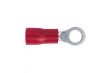 Sealey Easy-Entry Ring Terminal Ø4.3mm (4BA) Red Pack of 100