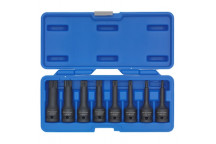 Sealey Impact Spline Socket Bit Set 8pc 1/2"Sq Drive