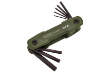 Draper Expert Metric Folding Hex Key Set (8pc)