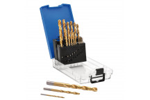 Draper HSS Titanium Nitride Coated Drill Bit Set (19pc)