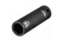 Draper HI-TORQ Deep Impact Socket 1/2" Sq. Dr. 16mm