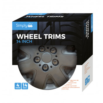 Simply Auto Prime Wheel Trim Set 14 Inch (4 per box)