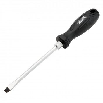 Draper Slotted Hard Grip Screwdriver 8 x 150mm